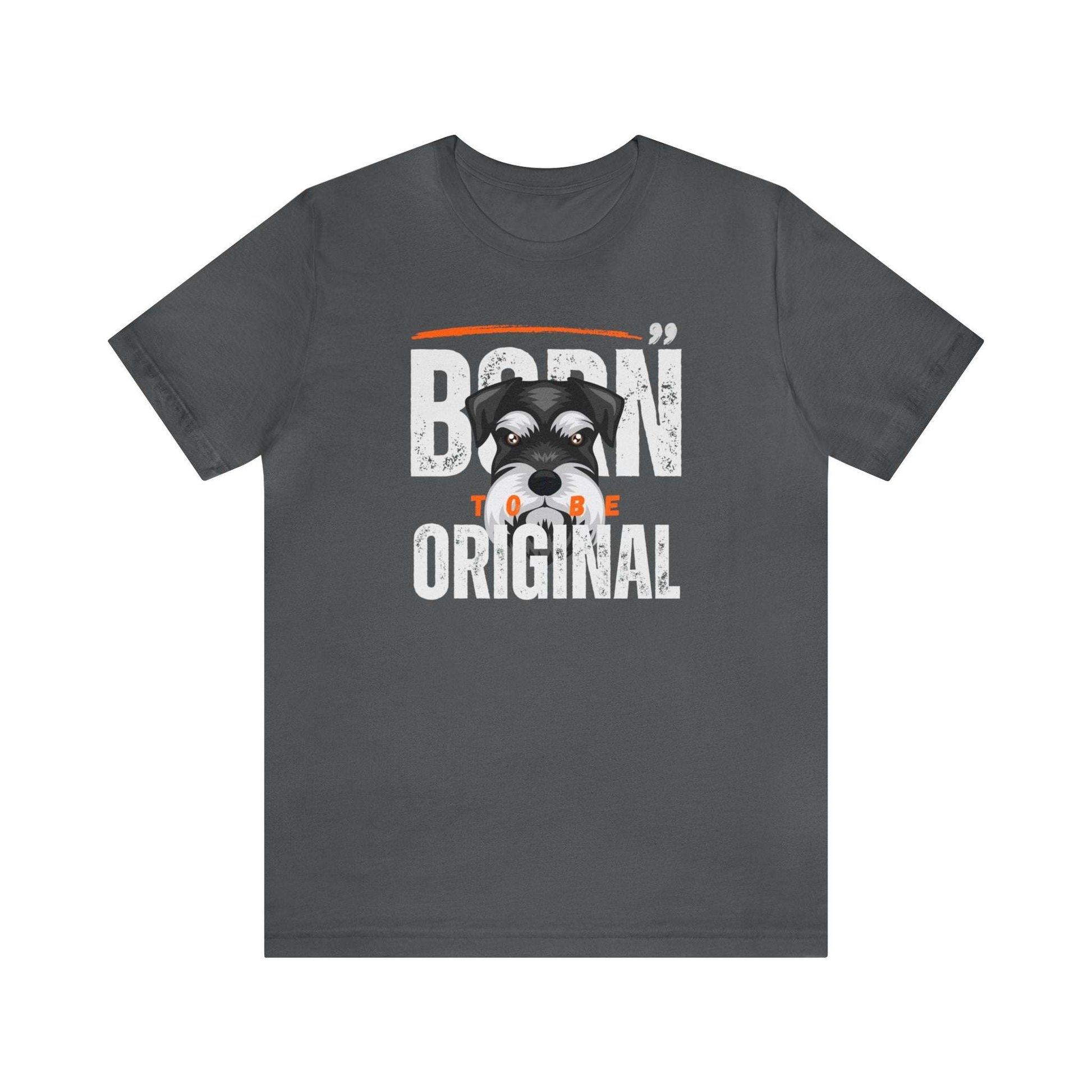 Fabulous Tee Shirts' ' Born to be Original ' grey t-shirt displayed to emphasize its unique design and premium quality.