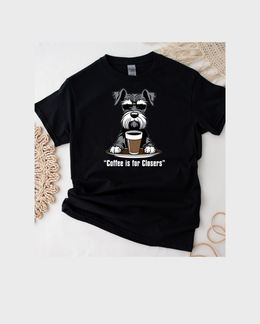 Coffee is for Closers | Premium Dog T-Shirt