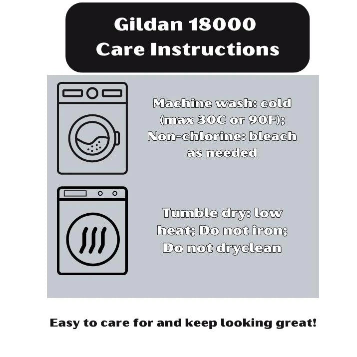 Gildan 18000 Care Instructions