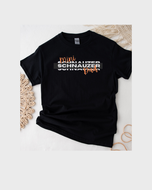 Mini Schnauzer Dad | Premium Miniature Schnauzer T-Shirt