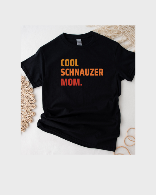 Cool Schnauzer Mom | Premium Schnauzer T-Shirt