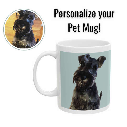 Dog Mom & Dog Dad Coffee Mug - Custom Pet Photo Mug