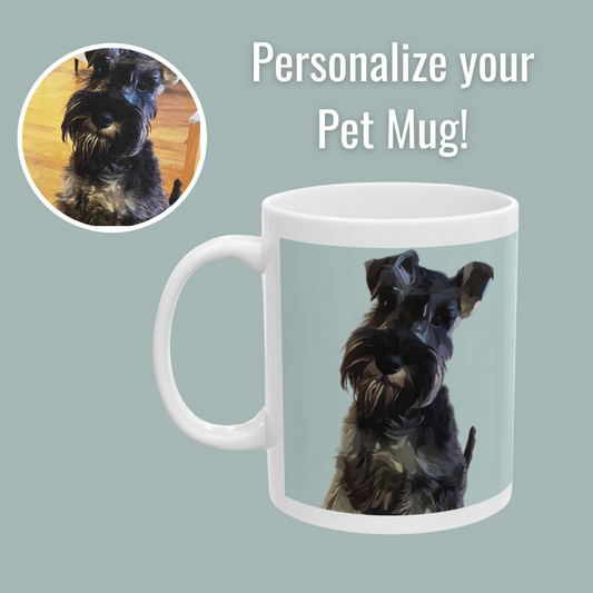 Dog Mom & Dog Dad Coffee Mug - Custom Pet Photo Mug