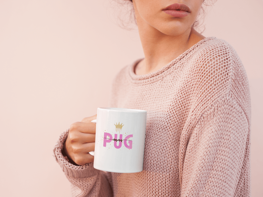 Pug Mama Mug | Premium Pug Mug - Fabulous Tee Shirts