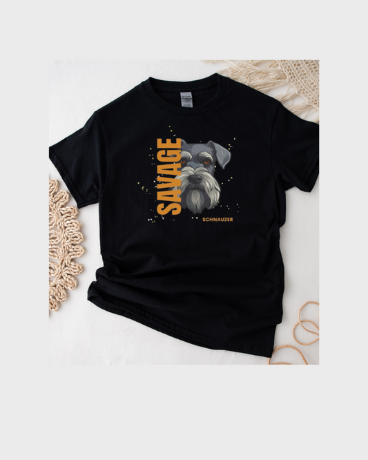 Savage Schnauzer | Premium Schnauzer T-Shirt