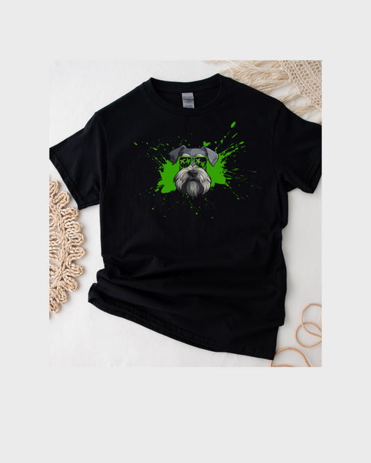 Splash Schnauzer | Premium Dog T-Shirt